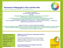 Tablet Screenshot of montessori-ulm.de